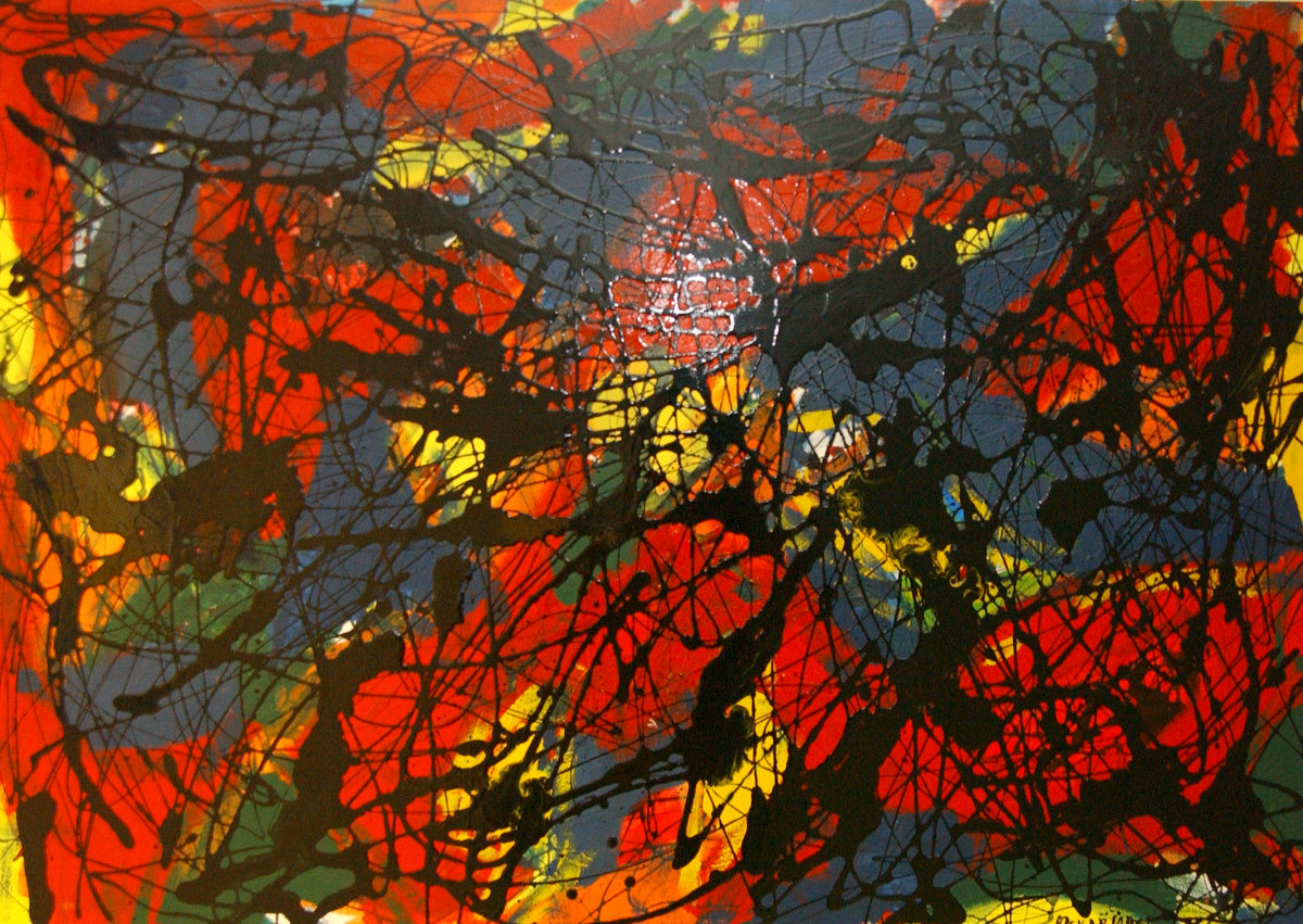 Obra "Tributo a Pollock"<a style='float:right;color:#ccc' href='https://www3.al.sp.gov.br/repositorio/noticia/03-2008/oskar orsi. quadro.jpg' target=_blank><i class='bi bi-zoom-in'></i> Clique para ver a imagem </a>